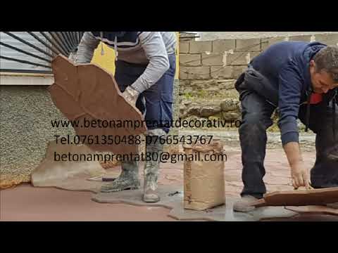 Beton Amprentat Teleac - Mureș Tel.0761350488 -0766543767