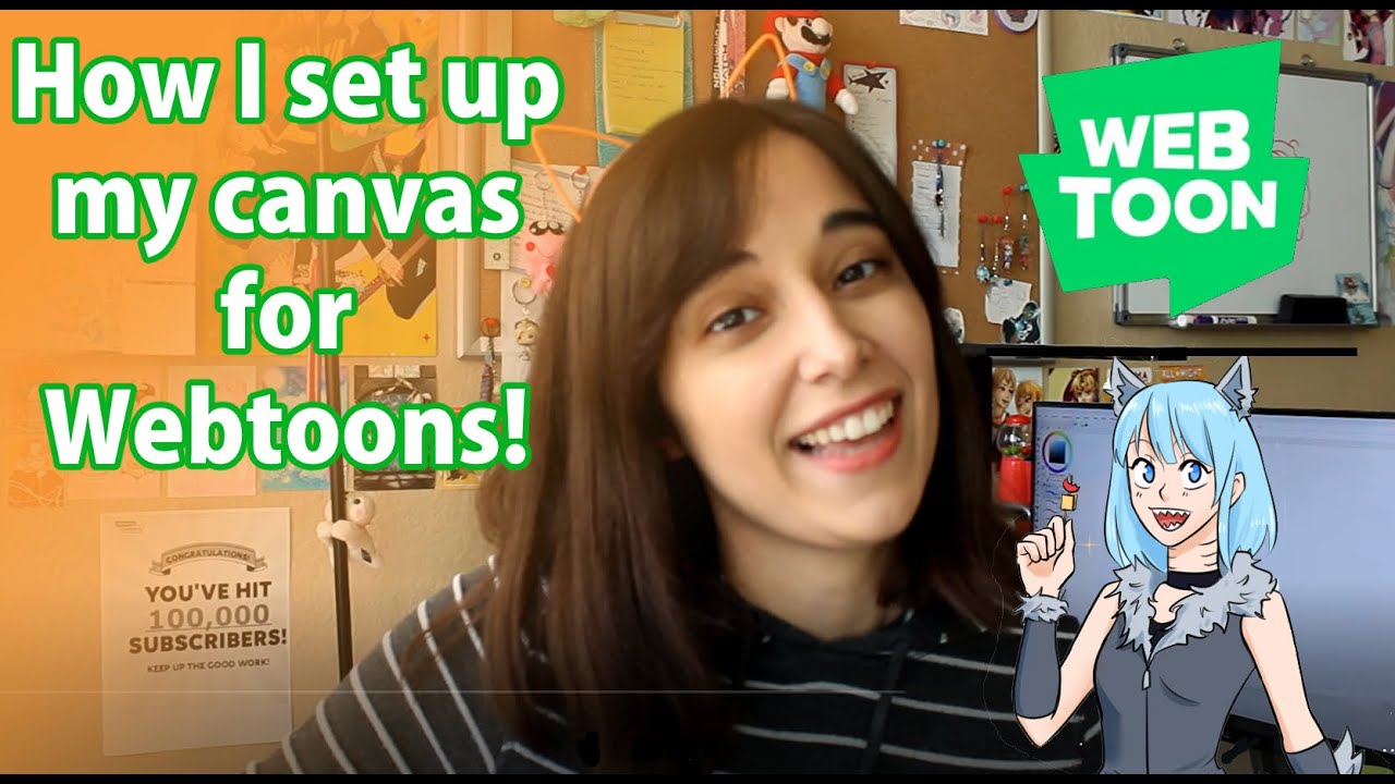How I Set Up My Canvas For Webtoons!