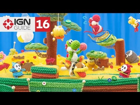 Yoshi's Woolly World 100% Walkthrough - World 2-7: The Desert Pyramid Beckons