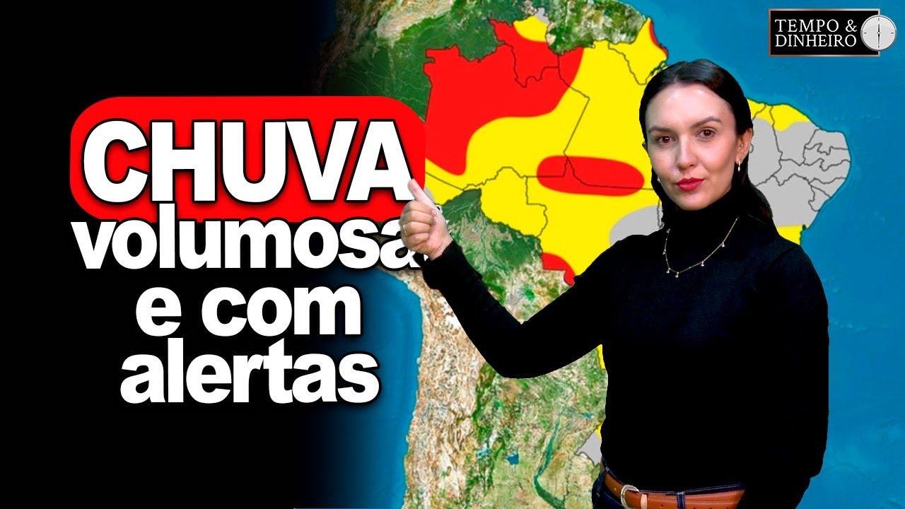 Previsão do tempo mostra chuva volumosa em boa parte do País com alerta para o RS