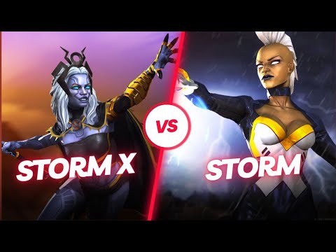 MCOC - Who has better damage actually as 7 Stars ? - Storm or Storm Pyramid X - Contest of Champions
