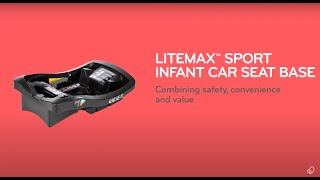 NEW - LiteMax Sport Infant Car Seat Base - Extra Car Seat Base Accessory - Available Only At Walmart