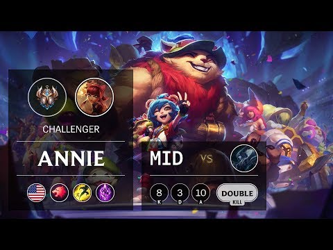 Annie Mid vs Lissandra - NA Challenger Patch 9.24