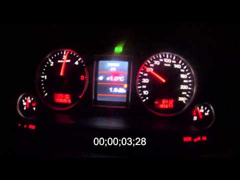 Audi A4 B7 2007 1.9 TDI 116km BRB Acceleration 0-100