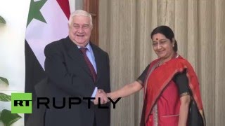 India: Syrian FM Muallem arrives in India for bilateral talks