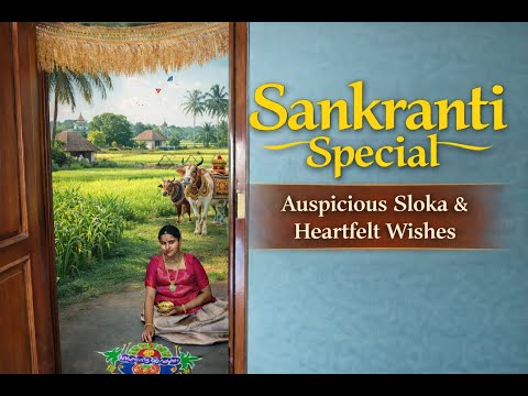 Sankranti Special | Auspicious Sloka & Heartfelt Wishes