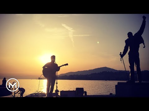Yuri Menna performs his song for Freddie Mercury 'The music died with you' @Montreux
