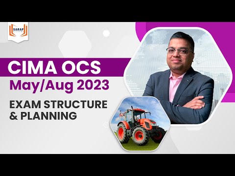 CIMA OCS  |  May/Aug 2023  |  Exam Structure & Planning