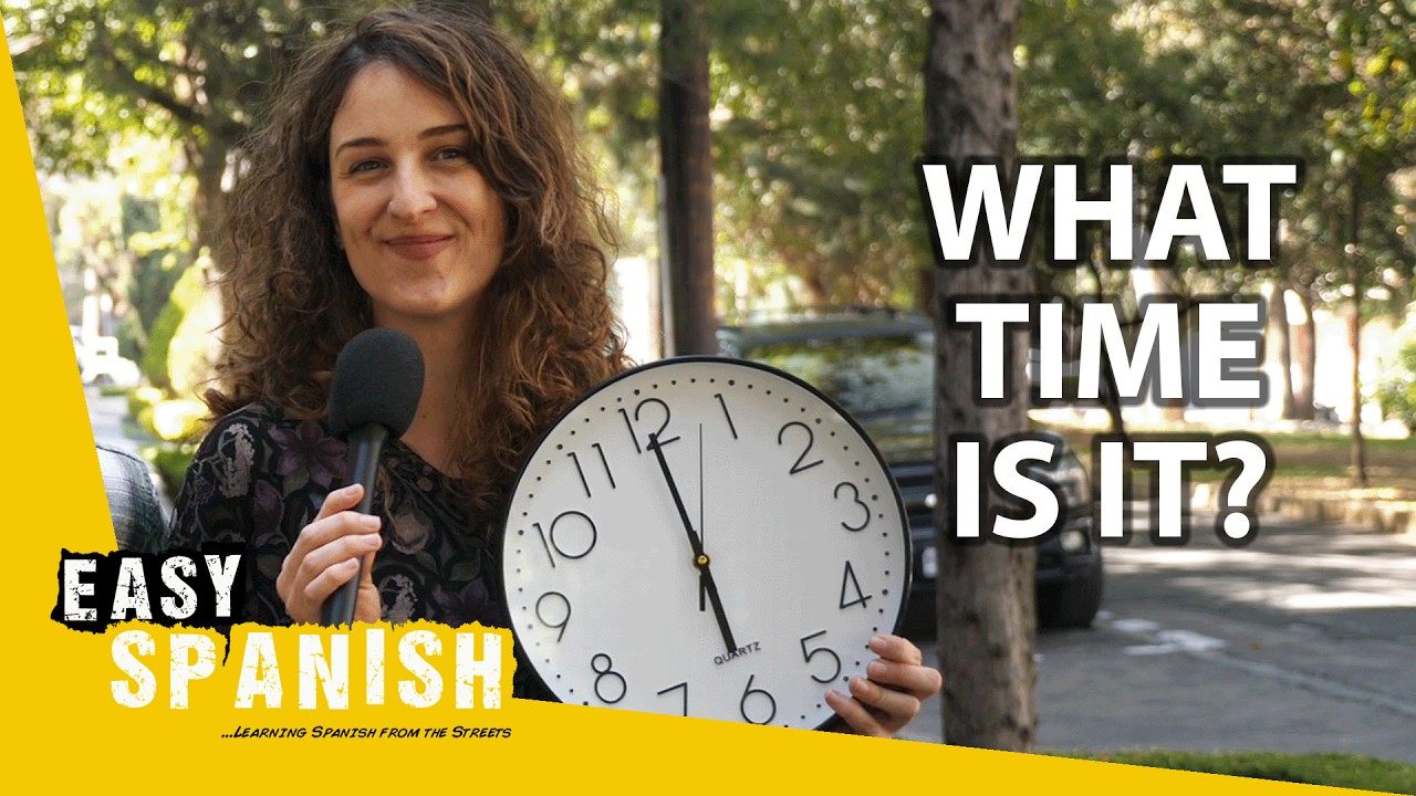 How to Tell the Time in Spanish | Super Easy Spanish 95