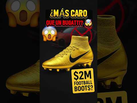 ¡Este botín de fútbol cuesta más que un Bugatti! 😱👟