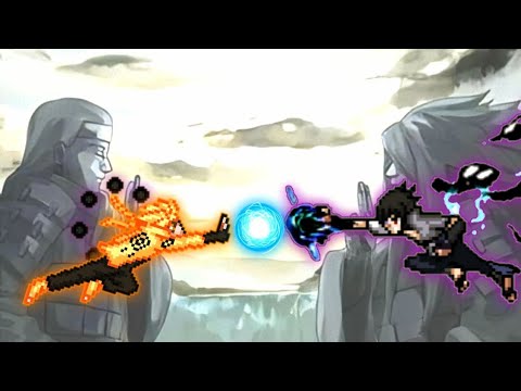 Naruto V3 OP VS Sasuke Rinnegan V3 OP in Jump Force Mugen