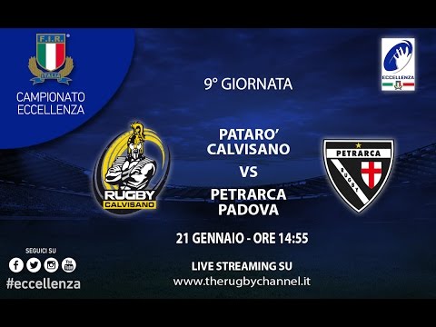 Patarò Calvisano - Petrarca Rugby Eccellenza 9° giornata 2016/17