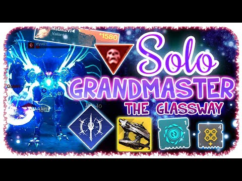 Solo 1620 Grandmaster Nightfall Warlock- The Glassway - Under 40 Power Level 1580 Destiny 2