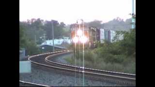 preview picture of video 'CN 2687 GCFX 6032 CN 5797 8-22-04 Waupaca, WI.'