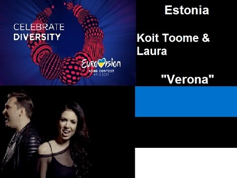 Estonia Eurovision Song Contest ESC 2017 Review Reaction Koit Toome and Laura Verona