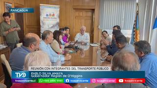 Reunión con integrantes del transporte regional por alza en los combustibles