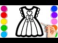 Baby Dress Drawing for kids and Toddlers | Dress drawing for kids and Toddlers