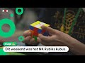 Wie lost het snelst een Rubiks kubus op?