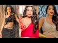 Stylish Nia Sharma Saree Look Nia Sharma In Designer Saree