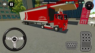 Download lagu Truck JNT Oleng Telolet Angkut Barang Dan kirim Paket Di Jalur Kota Jakarta Menantang mp3