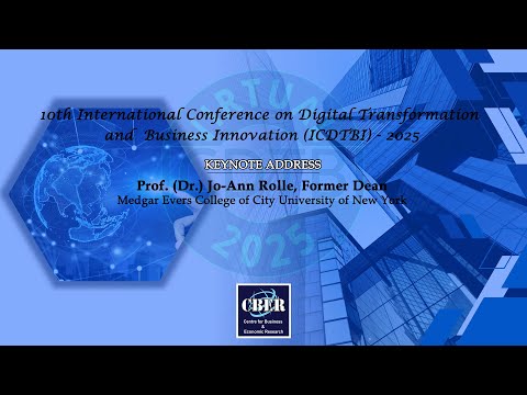 ICDTBI - 2025, Keynote Address: Prof Dr Jo Ann Rolle