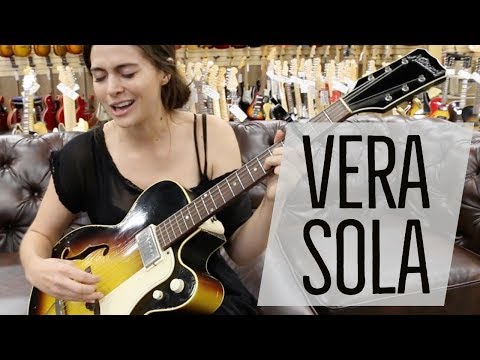 Vera Sola "The Colony" with a 1950's National Debonaire at Norman's Rare Guitars