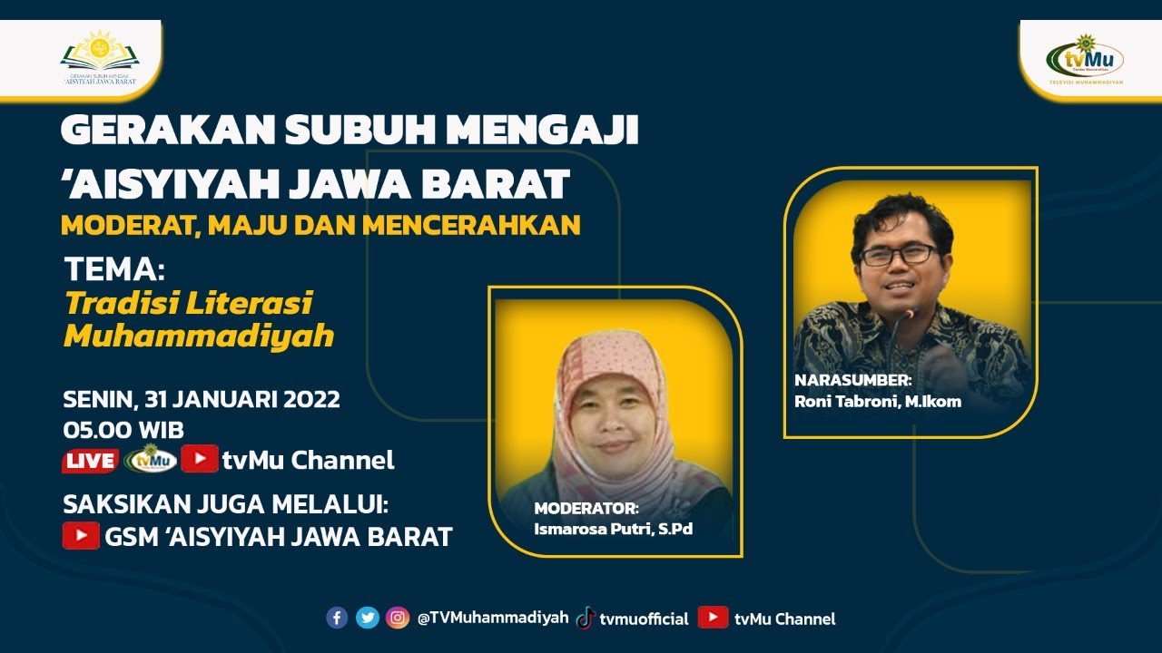 Tradisi Literasi Muhammadiyah (Gerakan Subuh Mengaji #32)