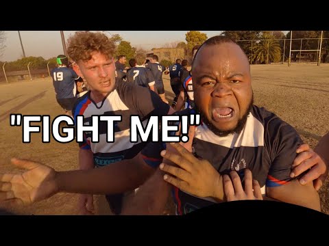 Rugby in POV (FULL TEAM FIGHT)