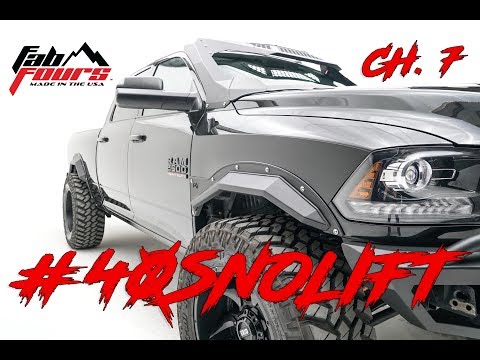2016-2018 Dodge Ram // Fab Fours Open Fender System // Inner Fender Installation