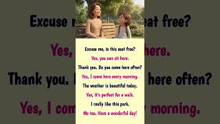 Easy English Conversation for Beginners | At the Park | Daily English Speaking Practice