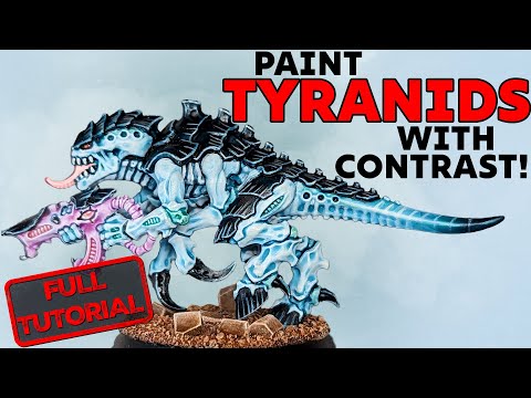 How to CONTRAST HACK Games Workshop Box Art - Tyranids Hive Fleet Tiamet