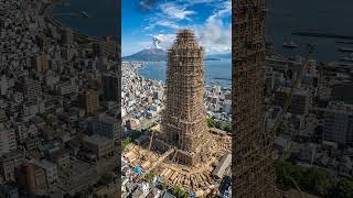 Giant wooden structure