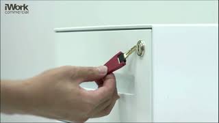 Filling cabinet cylinder replacement tutorial