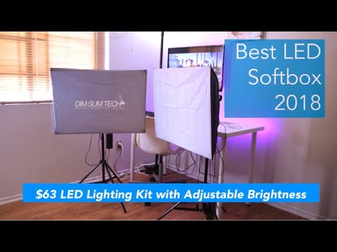 Best Budget LED Lighting Kit for Youtube 2020 Review - Safstar / eMart