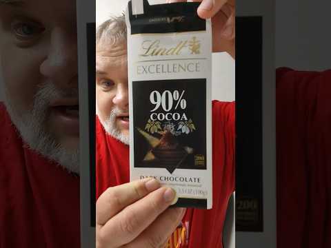 Trying LINDT Excellence 90% Cocoa Chocolate for First Time! #tastelikedirt