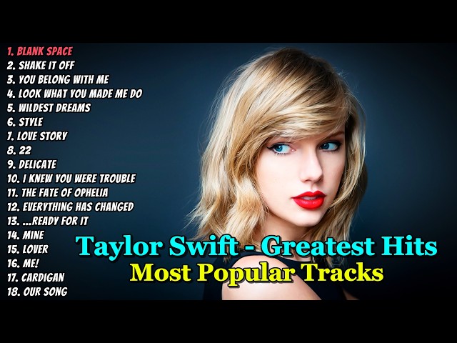 Taylor Swift - Greatest Hits | 18 Most Popular Tracks (The Eras Collection 2026) SDDEFAULT Thumbnail