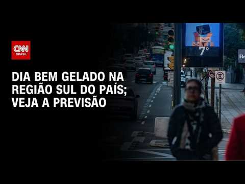 Previsão do Tempo: Sul e Sudeste enfrentam dia gelado | CNN NOVO DIA