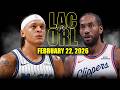 Los Angeles Clippers Vs Orlando Magic Full Game Highlights February 22 2026 NBA Season