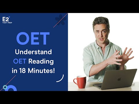 Understand OET Reading in JUST 18 Minutes!