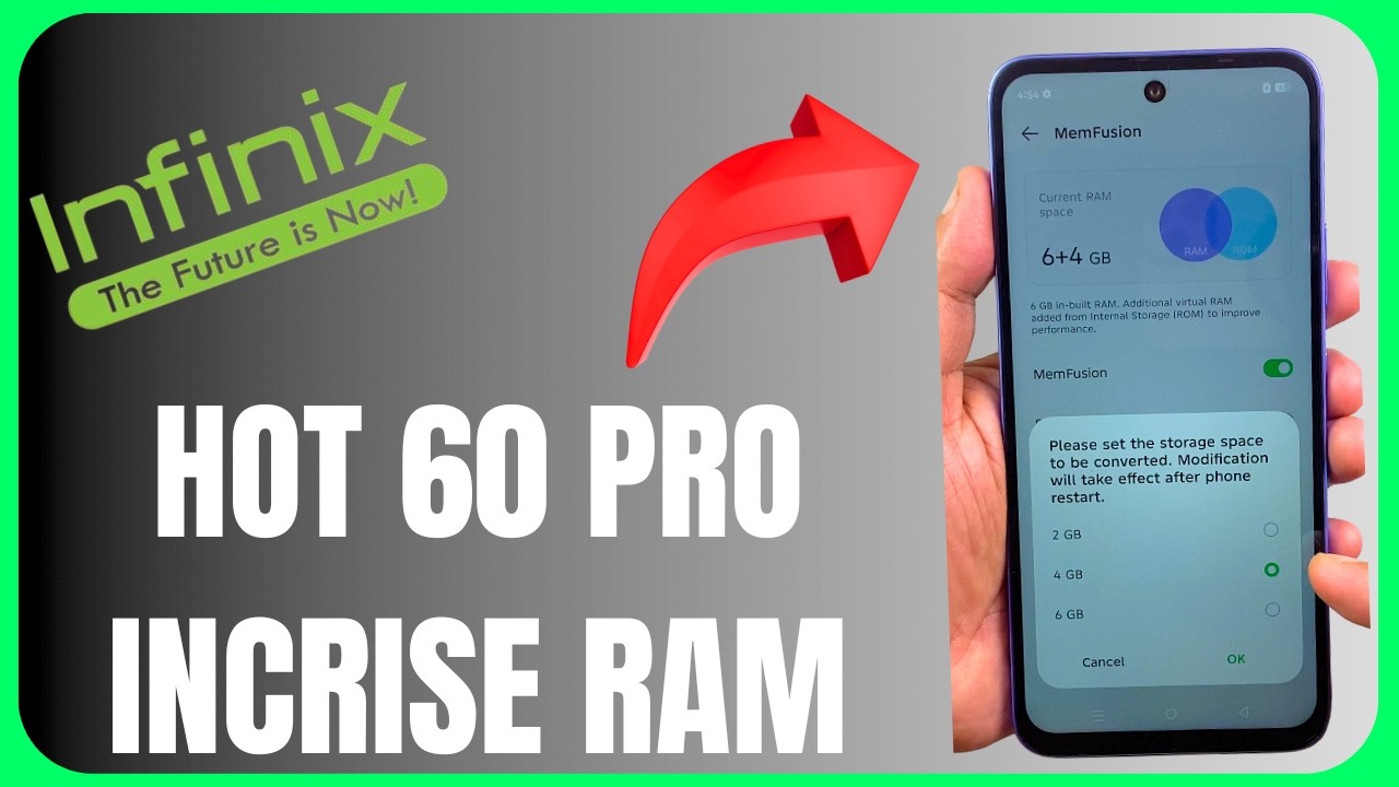 ⚡ Infinix Hot 60i RAM Plus Settings Tutorial 😱📱 | Boost Performance Fast!