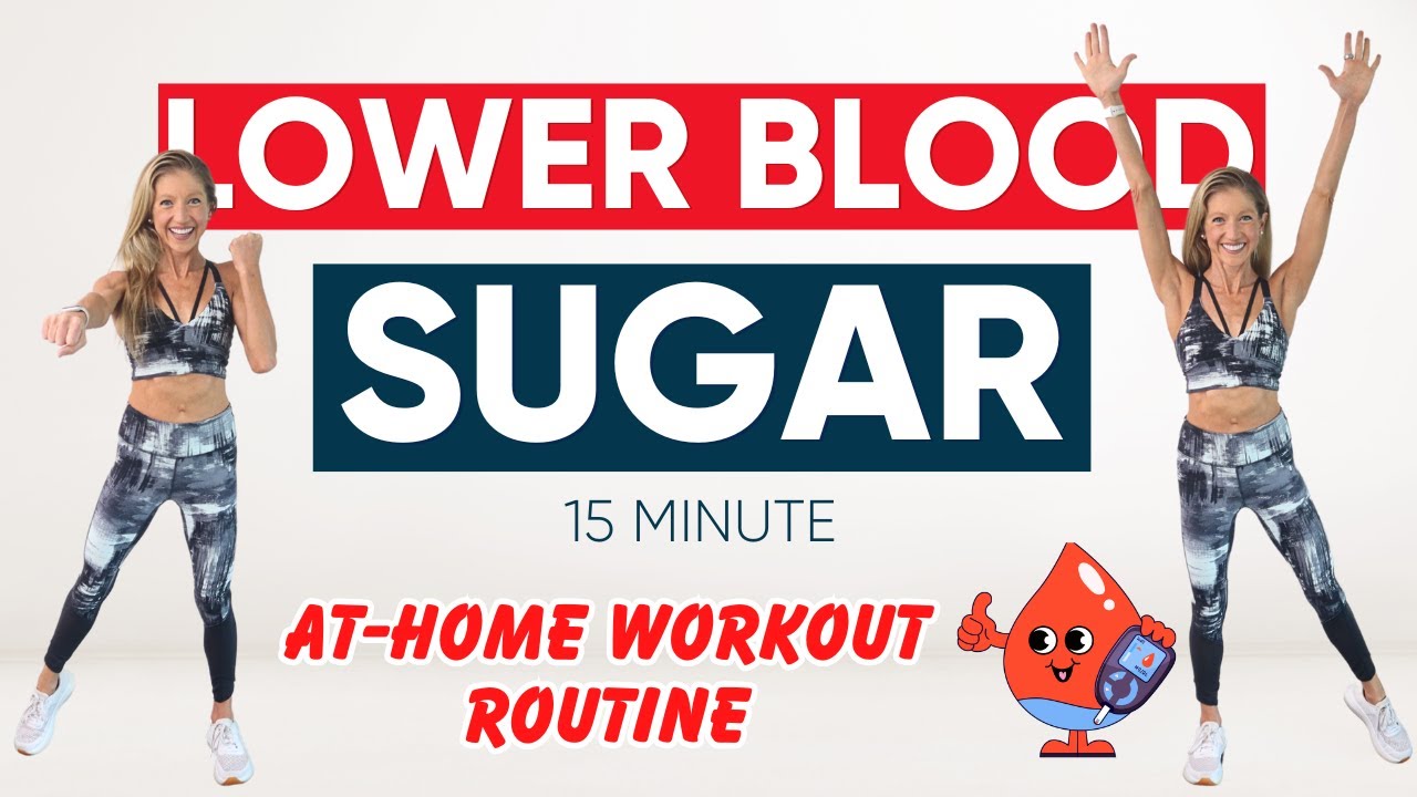 Lower Blood Sugar in 15 Minutes At Home Workout - YouTube