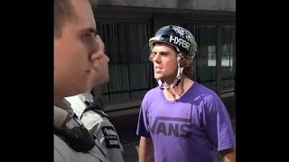 BMX Rider Tyler Rizzi and several friends violently assault security guards