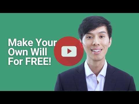 How To Make Your Own Will For Free, A Step by Step Tutorial