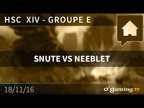 SNUTE vs. NEEBLET ZvP - Groupe E - HSC XIV - StarCraft II