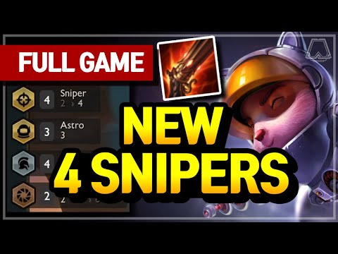 New Snipers! Teemo and Vayne (4 Snipers Comp) - Teamfight Tactics Full Game | TFT Galaxies | Master