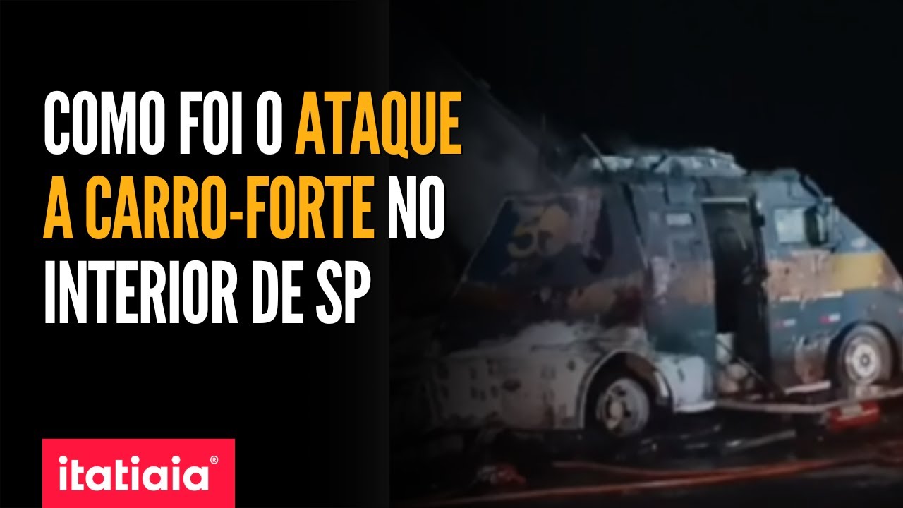 PELO MENOS 5 PESSOAS FICAM FERIDAS EM ATAQUE A CARRO-FORTE NO INTERIOR DE SÃO PAULO. ENTENDA