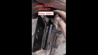 Replacing the Transmission mount on a 99 F250 7.3