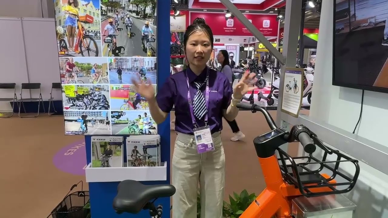 TXED shared e-bike fleet in operation