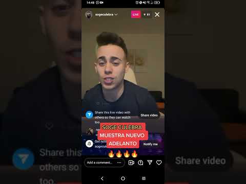 SOGE CULEBRA | Muestra Nuevo Adelanto | [IG Live] | 2022