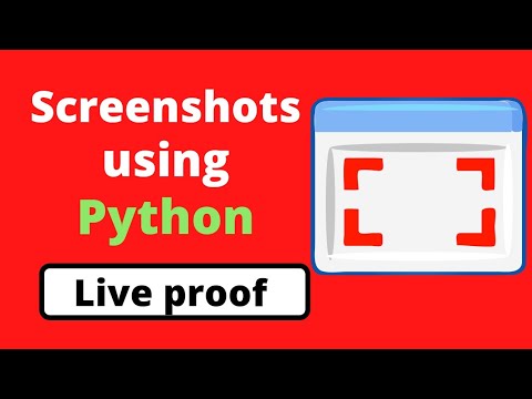 How To Take A Screenshot Using Python Python Project